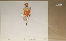 Back To The Future Original Production Drawing And Cel 95-54 Used Cond.