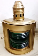 Antique Finish Starboard Lanterns Nautical Oil Lamps Ship Light