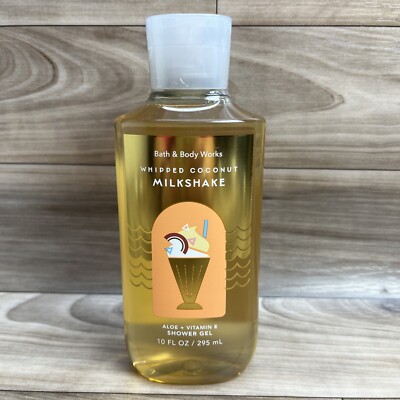 Bath & Body Works Sealed Whipped Coconut Milkshake Shower Gel Body Wash 10 oz