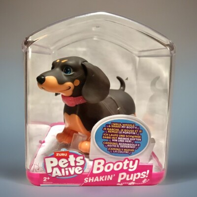NEW Zuru MINI DACHSHUND Pets Alive Booty Shakin' Pups! Interactive Toy Figure