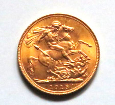 Great Britain. 1915 Sovereign..  UNC - Full Lustre
