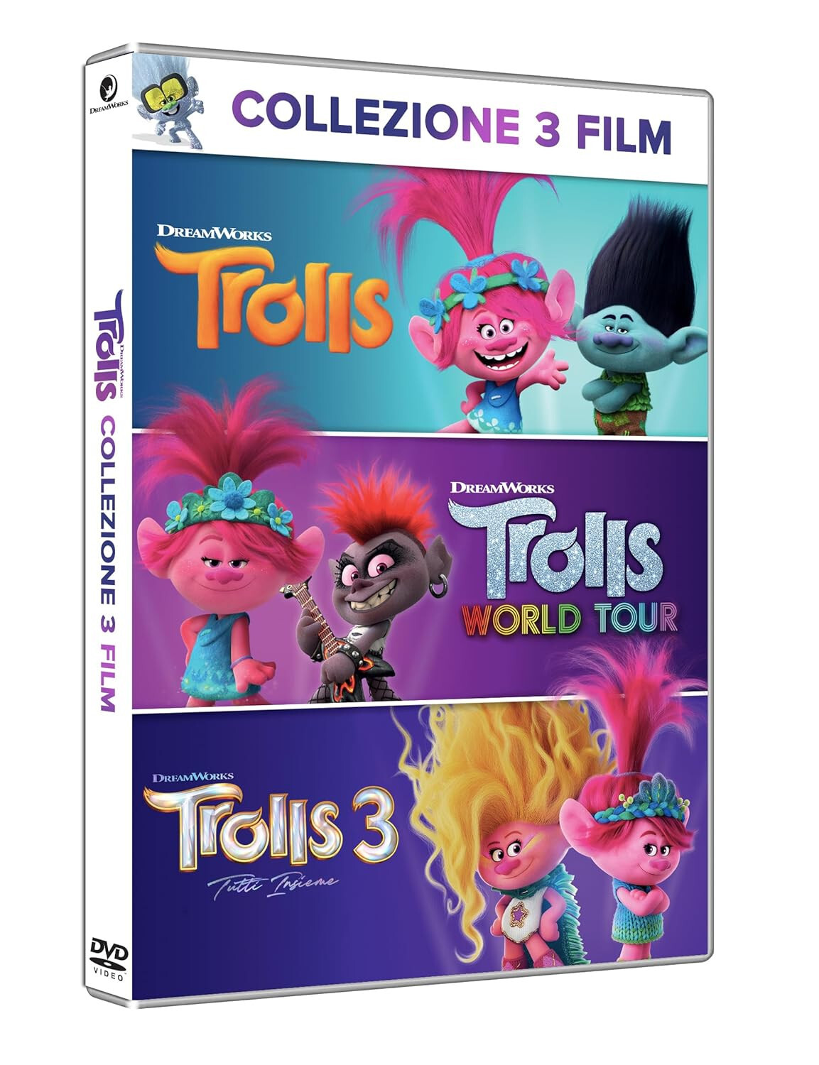 Dvd Trolls La Trilogia - Collection (3 Film 3 Dvd) .....NUOVO