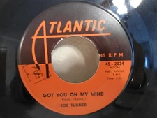 Joe Turner 45 Got You On My Mind / Love Oh Careless Love 1959 Blues Orig! 