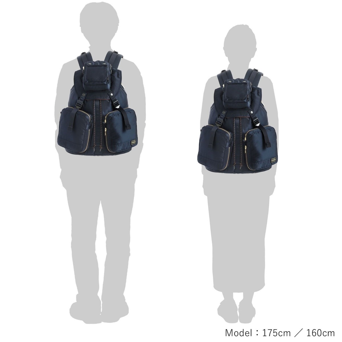 PORTER Yoshida TANKER RUCKSACK 622-19556 IRON BLUE Back Pack PORTER Yoshida TANKER RUCKSACK 622-19556 IRON BLUE Back Pack