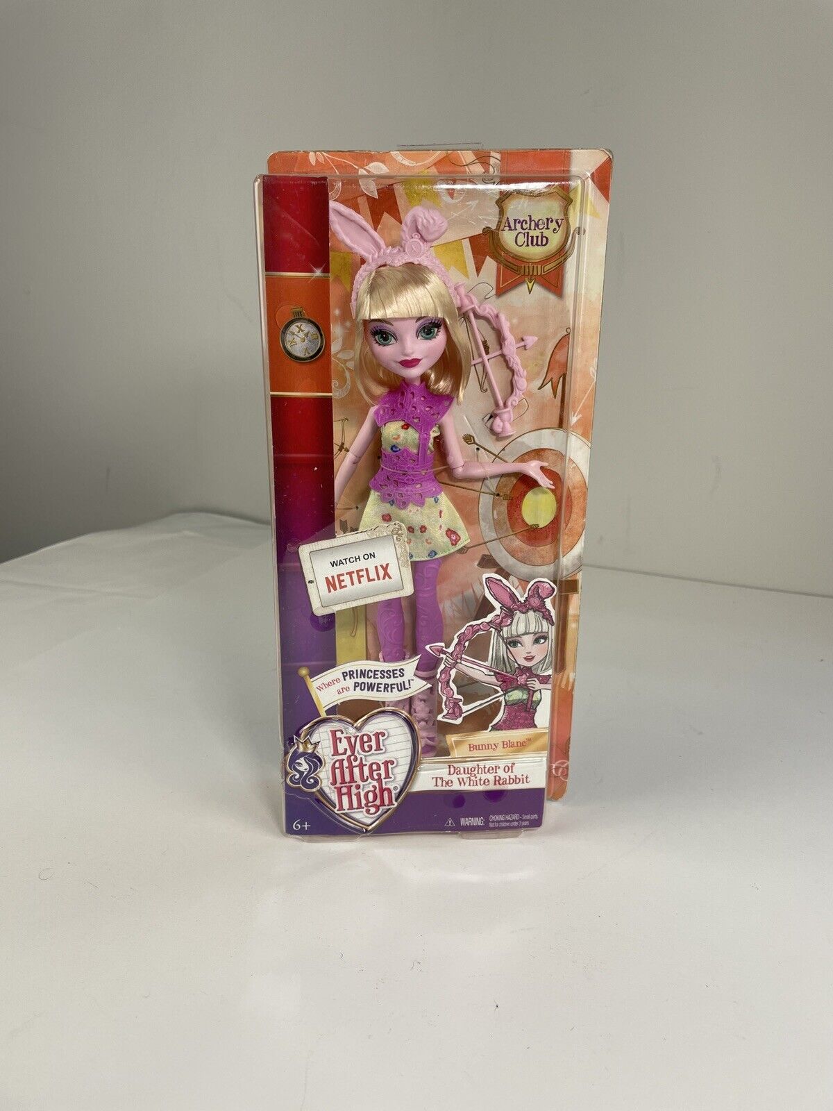 Archery Club Bunny Blanc Doll NIB NBO Ever After High Mattel Netflix Princess