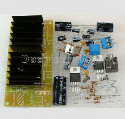 DC 12-24V TDA2030A Two Channel Amplifier Board Kit DIY Single Power Supply
