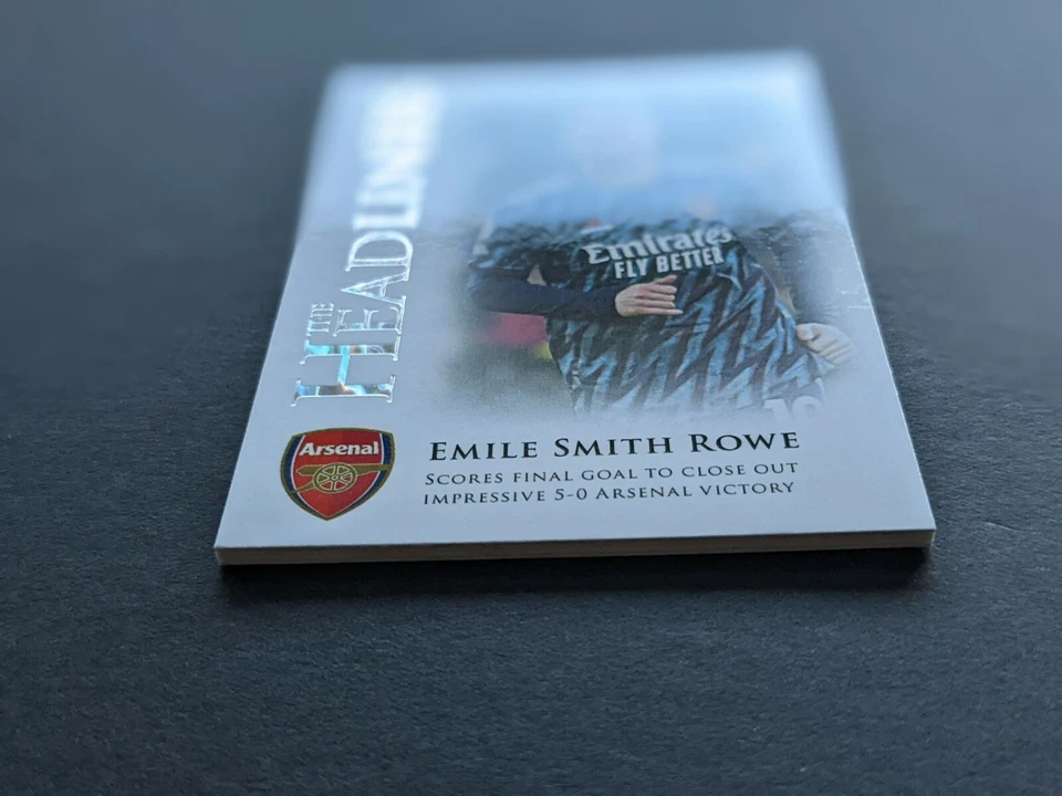 2022 Futera The Headliners Emile Smith Rowe Arsenal England 2/5 - Image 3 of 4