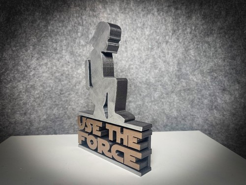 Use the Force Action Figure Nerd Geek Gift Collection Edition Film Rare Fan Art - Photo 3/4