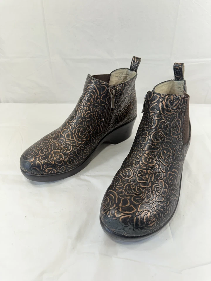 Botín Chelsea Alegria Ever EVE-548 Bronce Ramo Talla 9 Foto 2 de 4