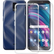 Crystal Clear Screen Protector Natural Tactility TPU Case for Blu View 3 B140DL