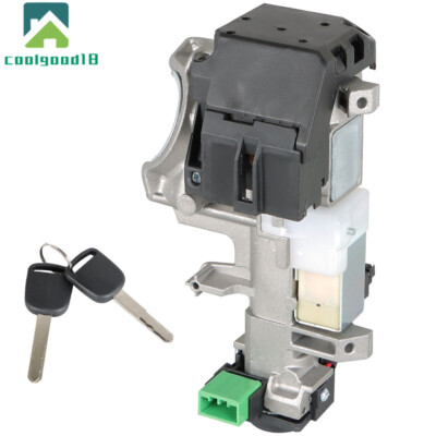 For 2003-2011 Honda Accord Odyssey Ignition Switch Cylinder Lock Trans+2 Keys