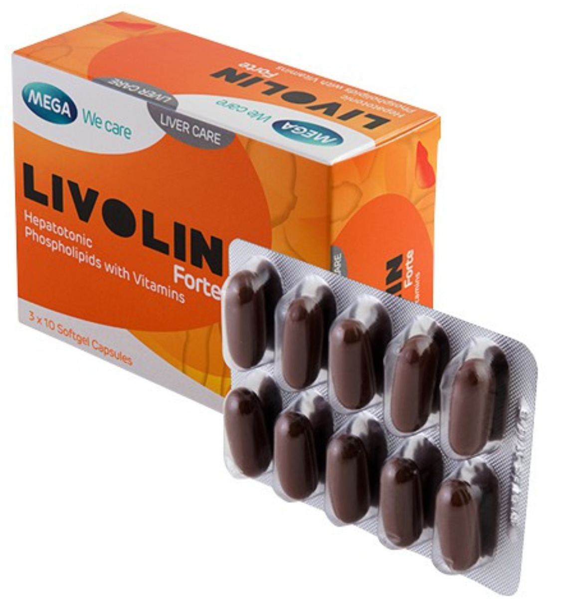 Livolin Forte Liver Cleanse Detox Vitamin Supplement (2 Boxes X 50 Tablets)