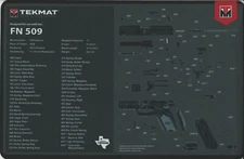 TekMat® Gun Cleaning and Repair Mat for FN Pistols, 11" x 17" Neoprene Rubber