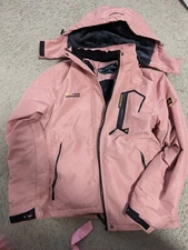 Moerdeng Coat Womens S Black Fleece Lined Unco & Boror Vator 189 Waterproof