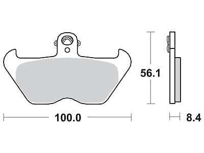 Adatto a TRW MOTO MCB680 Set pastiglie freno, freno a disco stock DE - Foto 2 di 7