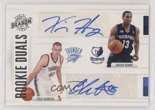 2010-11 Panini Season Update 22/99 Xavier Henry Cole Aldrich #23 Auto 0s5s