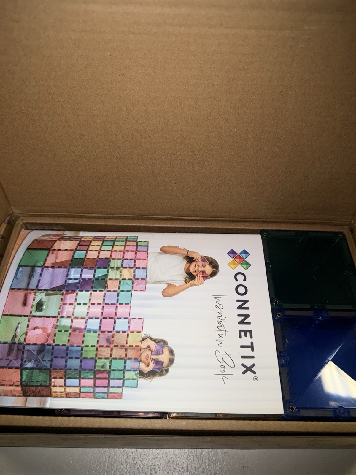 Connetix Magnetic Building Tiles 64-Piece Pastel