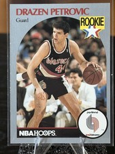 1990-91 NBA Hoops - Drazen Petrovic #248 (RC)