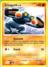 Croagunk 61/99 Arceus Common 2009 LP on eBay