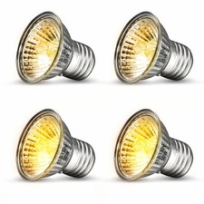 4 Pack Reptile Heat Lamp, E27 UVA UVB Reptile Light Bulb, Heat Light Bulb for...
