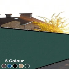 Black Green Beige Brown Privacy Fence Screen Garden Windscreen Shade Net Cover