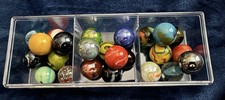 Marbles Vintage And Modern Shooters 24 pcs From Estate Fast Shipping