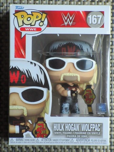 Funko POP Hulk Hogan Wolfpac action figure vinyl figure #167 WWE Superstar