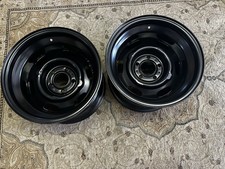 Two Dodge Mopar Police Custom Made 15x10 Rally Rims Wheels 5x4.5 Bolt Pattern