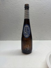 Coors 500 Home Run Club Hank Aaron Bat Shaped Beer Bottle 18oz