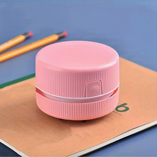 Mini Desktop Vacuum Cleaner - Cordless Portable Desk Dust Cleaner Tool