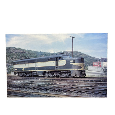Postkarte Eisenbahn Zug Erie Lackawanna 856 Alco PA 856 Port Jevis Ansichtskarte