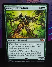 magic the gathering - Avenger of Zendikar - Creature - Elemental - Mythic -Green