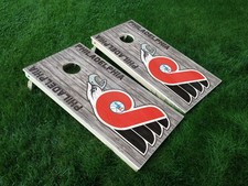 VINYL WRAP Cornhole Board DECALS Philadelphia Teams 02 76ers Phillies Eagles Fly