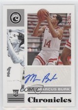 2021 Panini Chronicles Draft Picks Rookie Signatures Black Marcus Burk Auto 0wx0
