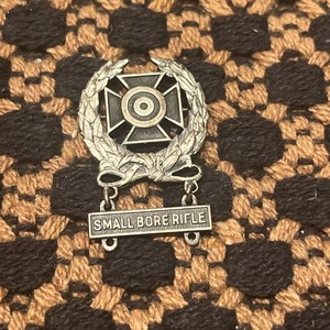U.S. Army Expert Marksmanship Badge with Small Bore Rifle Qualification Bar