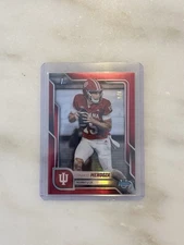 2025 Bowman Chrome - Fernando Mendoza 1st Bowman Indiana Red 3/5 Color Match!