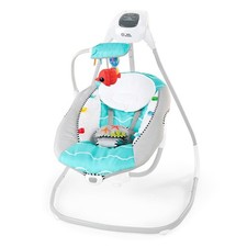 Baby Einstein Ocean Explorers Musical Compact, Lightweight Swing, Gray
