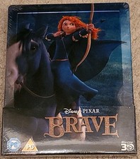 New Sealed Disney Pixar Brave Blu ray 3D  Steelbook Zavvi Exclusive UK Release