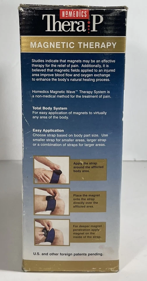 HoMedics Thera P 磁疗法系统全身 10 件 29 磁铁全新 OB — 第 3/4 张图片