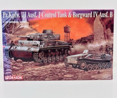 Dragon Pz.Kpfw.III Ausf.J Control Tank & Borgward IV Ausf. B 1:35 Model Kit 9054