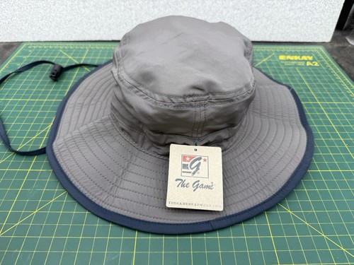 USAF United States Air Force Embroidered Gray Foldable Sun Hat - by The Game - Picture 6 of 11