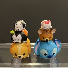 Disney Tsum Tsum ~ Lote de 6 Goofy, Stitch, Bambi, Marie, Lady, Dálmata - Vinilo