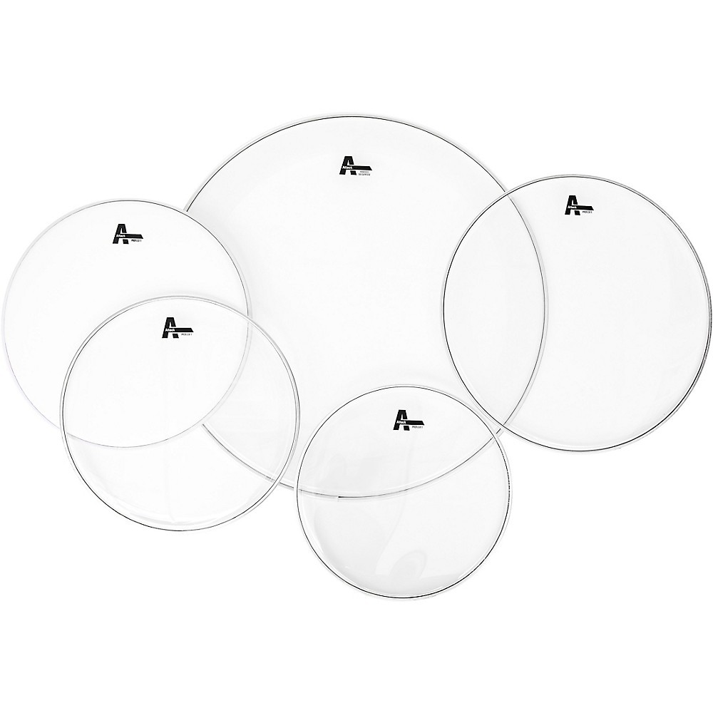 Ударные головки Attack Drumheads Pro Flex 1 Прозрачные из 5 частей 8390₽