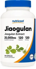 Nutricost Jiaogulan Extract (25,000mg Equivalent) 120 Capsules - Vegan-Friendly