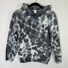 Lululemon All Yours Hoodie Women s 2 Tie Dye Graphite Gray Pockets LW3EBOS