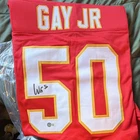 Willie Gay Jr. Kansas City Chiefs Signed Football Jersey BAS Authenticated NFL
