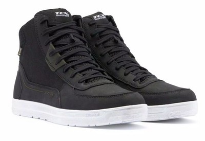 TCX Mood 2 Gore-Tex Motorcycle Shoes Black Size 42 Urban City Touring Boots NWT