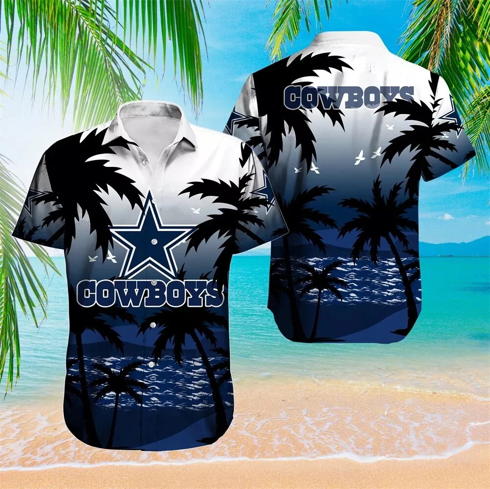 Dallas Football Ocean Breeze Hawaiian Shirt