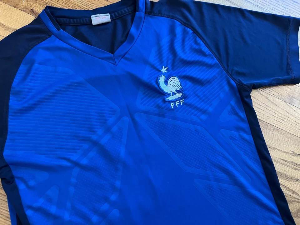 Camiseta deportiva de fútbol local Paul Pogba #15 Francia Eurocopa 2016 talla grande Foto 3 de 4