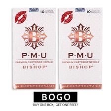 Bishop Da Vinci PMU Round Shader Cartridges Medium Taper - 2 PACK